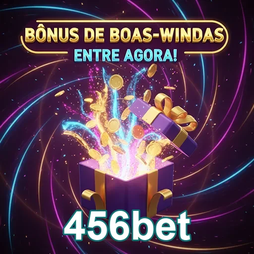 Imagem promocional do 456bet destacando seu bônus, reforçando a marca do site de apostas online.