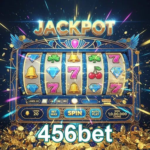 Imagem de caça-níqueis no site 456bet, destaque para variedade de jogos de slots online
